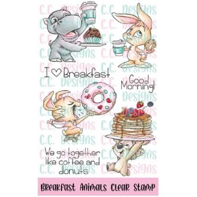 C.C. Designs Clear Stamps - Breakfast Animals